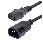 StarTech.com Cable de Extensión de Alimentación modelo PXTC13C141415FEU de 4,5 metros, C14 a C13, 15A, 250V, 14AWG, con Certificación KEMA-KEUR