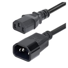 StarTech.com Cable de Extensión de Alimentación modelo PXTC13C141415FEU de 4,5 metros, C14 a C13, 15A, 250V, 14AWG, con Certificación KEMA-KEUR