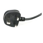 StarTech.com Cable de 1m de alimentación para portátiles, enchufe BS1363 a C7, 2,5A 250V, 18AWG, SKU PXTNB2SUK1M