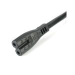 StarTech.com Cable de 1m de alimentación para portátiles, enchufe BS1363 a C7, 2,5A 250V, 18AWG, SKU PXTNB2SUK1M