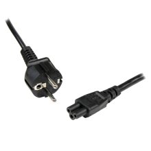 StarTech.com cable de 2m de alimentación para portátiles con enchufe tipo UE a C5, 2.5A 250V, 18AWG. SKU: PXTNB3SEU2M