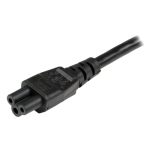 StarTech.com cable de 2m de alimentación para portátiles con enchufe tipo UE a C5, 2.5A 250V, 18AWG. SKU: PXTNB3SEU2M