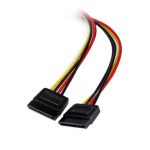 StarTech.com Adaptador Cable Divisor Molex 4 Pines a SATA con 2x Hembra SATA y 1x Macho LP4, SKU: PYO2LP4SATA