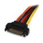 StarTech.com Cable 0,15m Adaptador Bifurcador Divisor Splitter Alimentación SATA Latching Cierre Pestillo - 2x Hembra. SKU: PYO2LSATA
