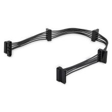 Imagen del StarTech.com Cable Adaptador Bifurcador Divisor Splitter de Alimentación SATA de 40cm con 4 receptáculos hembra SATA. SKU PYO4SATA.