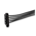 Imagen del StarTech.com Cable Adaptador Bifurcador Divisor Splitter de Alimentación SATA de 40cm con 4 receptáculos hembra SATA. SKU PYO4SATA.