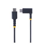 StarTech.com Cable 1m USB C acodado en ángulo recto, PD 60W, 3A, alta resistencia, SKU R2CCR-1M-USB-CABLE
