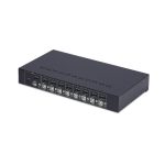 StarTech.com R8AD122-KVM-SWITCH conmutador KVM de 8 puertos DisplayPort 4K 60Hz con kit de montaje en rack y hub USB de 4 puertos.