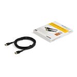 Cable HDMI 2.0 de 2 metros StarTech, certificado premium, alta velocidad con Ethernet, UHD 4K 60Hz, duradero con fibra de aramida, SKU RHDMM2MP