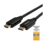 Cable HDMI 2.0 de 2 metros StarTech, certificado premium, alta velocidad con Ethernet, UHD 4K 60Hz, duradero con fibra de aramida, SKU RHDMM2MP