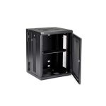 StarTech.com Armario Rack de Pared 15U 19 pulgadas, 4 Columnas, Estante 1U, bisagra, ventilación, SKU RK1520WALHM