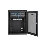 StarTech.com Armario Rack de Pared 15U 19 pulgadas, 4 Columnas, Estante 1U, bisagra, ventilación, SKU RK1520WALHM