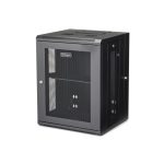 StarTech.com Armario Rack de Pared 15U 19 pulgadas, 4 Columnas, Estante 1U, bisagra, ventilación, SKU RK1520WALHM