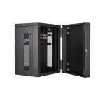 StarTech.com Armario Rack de Pared 15U 19 pulgadas, 4 Columnas, Estante 1U, bisagra, ventilación, SKU RK1520WALHM