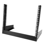 StarTech.com Rack de Sobremesa de 8U de 2 Columnas con Marco Abierto, SKU RK8OD. Ideal para servidores y equipos de red.