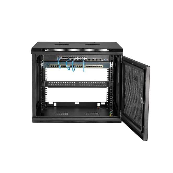 StarTech.com Armario Rack de Pared para Servidores 9U 19″4 Columnas y Estante 1U - Rack de Servidores de Montaje en Pared - Rack Ventilado para Equipo de Red 4 StarTech.com Armario Rack de Pared para Servidores 9U 19 - gestión de cables