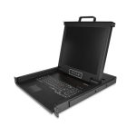 StarTech.com consola KVM de montaje en rack con teclado QWERTY y monitor LCD de 17 pulgadas, SKU RKCONS1701, ideal para servidores gracias a su alta durabilidad.