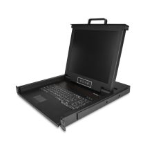 StarTech.com consola KVM de montaje en rack con teclado QWERTY y monitor LCD de 17 pulgadas, SKU RKCONS1701, ideal para servidores gracias a su alta durabilidad.
