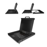 StarTech.com consola KVM de montaje en rack con teclado QWERTY y monitor LCD de 17 pulgadas, SKU RKCONS1701, ideal para servidores gracias a su alta durabilidad.