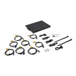 Consola KVM StarTech.com de 8 Puertos para Montaje en Rack, incluye Teclado QWERTY, Conmutador KVM con Monitor LCD de 17 pulgadas, SKU RKCONS1708K