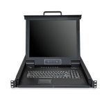 Consola KVM StarTech.com de 8 Puertos para Montaje en Rack, incluye Teclado QWERTY, Conmutador KVM con Monitor LCD de 17 pulgadas, SKU RKCONS1708K