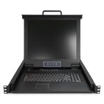 StarTech.com Consola KVM de 16 Puertos para Montaje en Rack con Cables de 1,8m, Teclado QWERTY, Conmutador integrado, Monitor LCD de 17 pulgadas, SKU RKCONS1716K