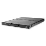 Consola KVM de StarTech con características de montaje en rack de servidores, teclado QWERTY, KVM 1 puerto VGA con monitor LCD de 17 pulgadas, USB, SKU RKCONS17HD