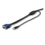 Imagen del StarTech Cable KVM USB de 1,8 metros, ideal para consolas de montaje en armario de rack. SKU: RKCONSUV6