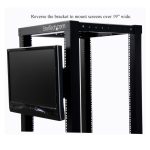StarTech.com Bracket soporte montura para monitores VESA LCD en rack armario de 19 pulgadas, SKU RKLCDBK