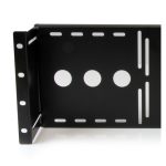 StarTech.com Bracket soporte montura para monitores VESA LCD en rack armario de 19 pulgadas, SKU RKLCDBK