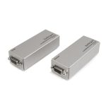 Extensor de 1 puerto serie serial RS232 DB9 de StarTech.com por cable Cat5 UTP Ethernet, con alcance de hasta 1000m, SKU RS232EXTC1EU