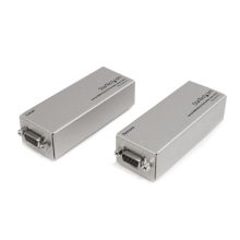 Extensor de 1 puerto serie serial RS232 DB9 de StarTech.com por cable Cat5 UTP Ethernet, con alcance de hasta 1000m, SKU RS232EXTC1EU