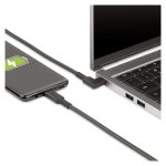 StarTech.com Cable USB-C de 50cm, acodado, USB 10 Gbps, entrega de alimentación de 100W (5A), modo alternativo de DP 8K 60 Hz/4K 144 Hz - SKU: RUSB31CC50CMBR