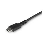 StarTech.com Cable Resistente USB-C a Lightning de 1 metro en color negro, con fibra de aramida resistente, certificado MFi de Apple para iPad y iPhone 12 - RUSBCLTMM1MB