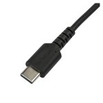 StarTech.com Cable Resistente USB-C a Lightning de 2 metros en color negro, ideal para sincronización y carga de dispositivos Apple como iPad y iPhone 12, SKU: RUSBCLTMM2MB