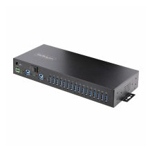 Imagen del Hub Ladrón Industrial de Metal USB 3.0 de 16 Puertos de StarTech con velocidad de 5Gbps para 2 hosts, SKU S5G16AINDS-USB-A-HUB