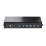 Imagen del Hub Ladrón Industrial de Metal USB 3.0 de 16 Puertos de StarTech con velocidad de 5Gbps para 2 hosts, SKU S5G16AINDS-USB-A-HUB