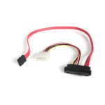 Adaptador cable de 45cm StarTech.com divisor SAS 29 pines a Molex macho LP4 y SATA, SKU SAS729PW18