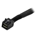 Imagen del cable StarTech.com Mini-SAS interno de 1 metro con conectores SFF-8087 a SFF-8643, SKU SAS87431M. Ideal para conexiones internas de alta velocidad.