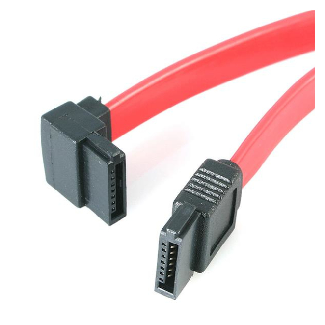 StarTech.com Cable SATA 45cm en Ángulo Recto a la Izquierda Cable StarTech.com de 45cm de datos SATA en ángulo recto a la izquierda acodado de 7 pines con 2 conectores Serial ATA macho. SKU: SATA18LA1