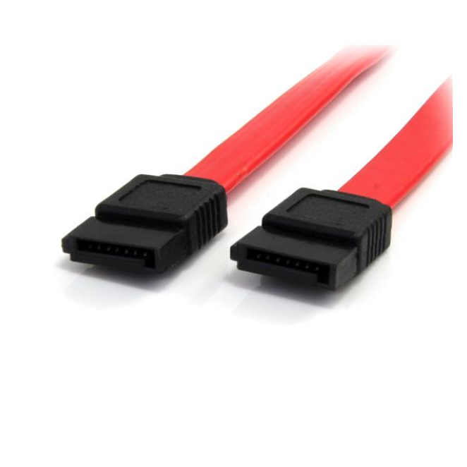 StarTech Cable SATA 6 pulgadas de alta velocidad Cable SATA Serial ATA de 6 pulgadas de StarTech.com, SKU SATA6, ideal para conexiones rápidas y eficientes entre dispositivos SATA.