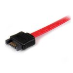 Cable de extensión alargador de datos SATA de 30cm Serial ATA III 6Gbps en color rojo de StarTech.com, SKU SATAEXT30CM