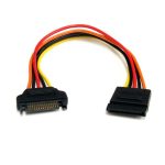 Cable de extensión de alimentación de corriente SATA de 15 pines, 20cm, StarTech.com, SKU SATAPOWEXT8