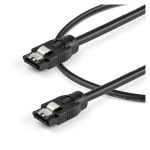 Imagen del producto StarTech.com 60cm - Cable SATA Redondeado, modelo SATRD60CM, ideal para conexiones internas de alta velocidad.