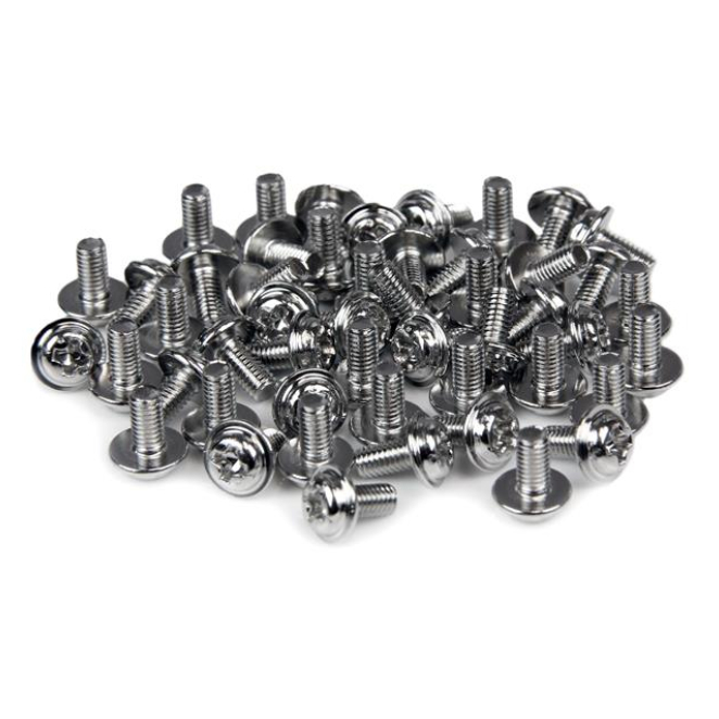 StarTech Tornillos de Fijación M3 x 1/4 pulgadas para PCs, Pack de 50 Imagen del producto StarTech Tornillos de Fijación M3 x 1/4 pulgadas de Largo para PCs, Pack de 50. SKU: SCREWM3