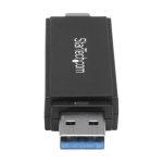 Lector Grabador StarTech.com USB 3.0 Tipo C y USB-A para Tarjetas de Memoria Flash SD Micro SD, SKU SDMSDRWU3AC