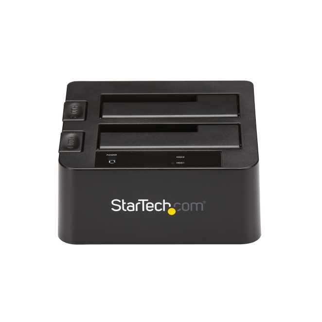 StarTech.com Docking Station de 2 Bahías - USB 3.1 a SATA - USB 3.1 (10 Gbps) - SATA I/II/III de 2,5/3,5″ - Base de Acoplamiento SSD/HDD - de Intercambio en Caliente - Carga Superior 1 Docking Station de 2 Bahías StarTech.com
