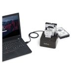 StarTech.com Docking Station de 2 Bahías, USB 3.1 a SATA, soporta SATA I/II/III, SSD/HDD de 2.5 o 3.5 pulgadas, SKU: SDOCK2U313