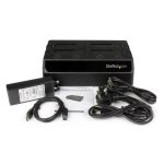 StarTech.com Base de Acoplamiento USB 3.0 de 4 Bahías SATA para discos duros o SSD de 2,5/3,5 pulgadas, modelo SDOCK4U33