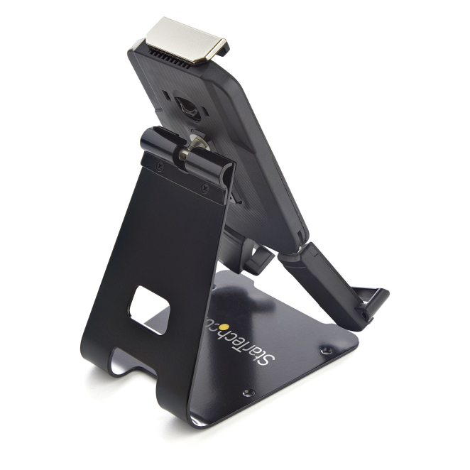 StarTech.com Soporte Seguro para Tablet con Cable de Seguridad con Candado K-Slot - Base para Tablets de 7,9 a 13 Pulgadas - Soporte Universal Ajustable de Sobremesa para Tablet - Soporte Antirrobo 1 StarTech.com soporte seguro para tablet